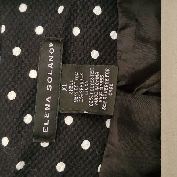 Elena Solano polka dot double breasted jacket - Picture 2 of 12